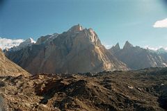 17 Biale Peak, Cathedral And Lobsang Spire From Khoburtse Just After Sunrise.jpg